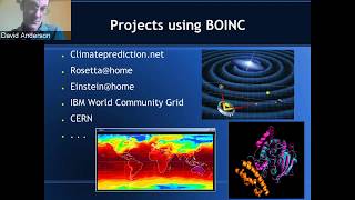 Webinar Boinc - Volunteer Computing For Science Gateways