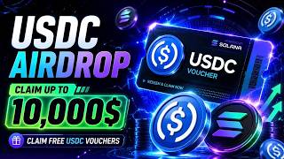 New Solana Airdrop Alert: USDC Rewards, Wallet Check & Claim Up To 10,000$ | Tutorial Airdrop