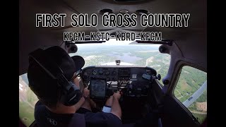 Famous First Solo Cross Country Flight - Flying Cloud to St. Cloud to Brainerd and back Profile