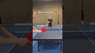 Block it like a boss #tabletennis #pingpong