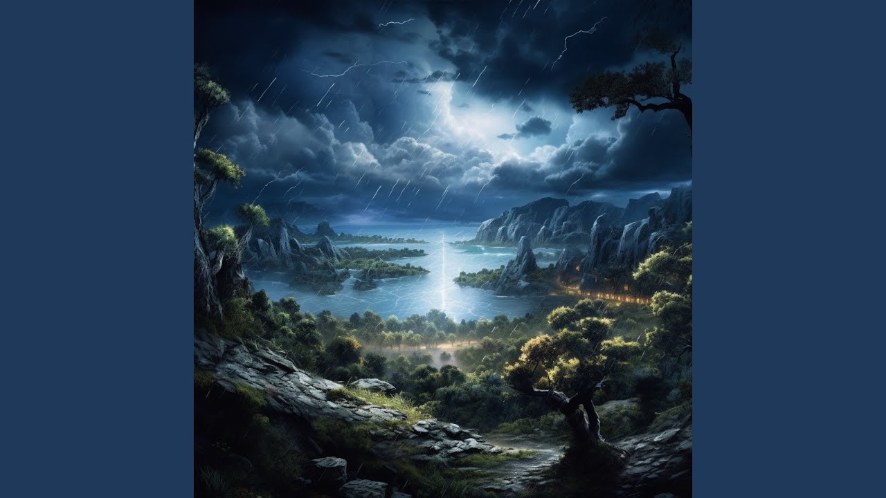 Serene Focus Melodies in Thunder