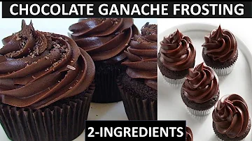 CHOCOLATE GANACHE FROSTING || CHOCOLATE FROSTING RECIPE || WHIPPED GANACHE FROSTING RECIPE