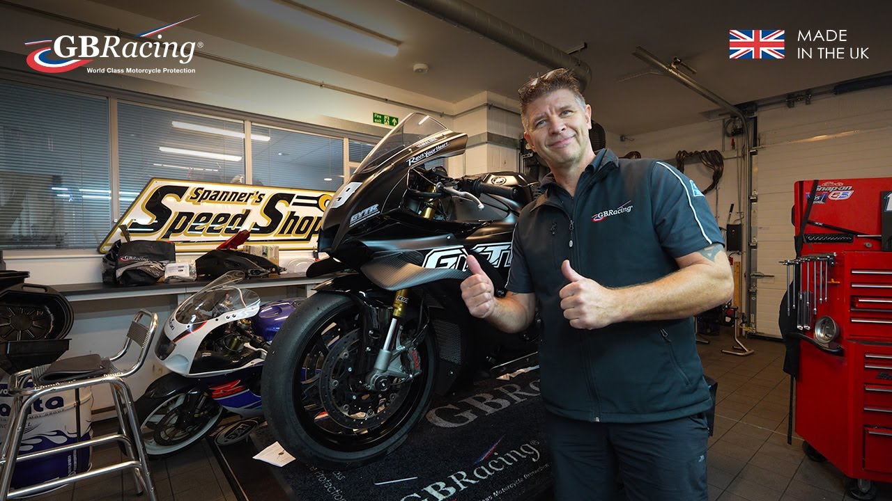 Fitting New GBRacing Spindle Protectors on Yamaha GYTR R1 2024 | World Class Motorcycle Protection