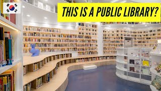 This Public Library Looks Like a MUSEUM Maporium Hongdae