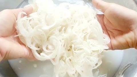 MẸO HAY , xắt chuối cây ngâm loại nước này trắng tinh thơm phức không cần chanh giấm giòn ngon