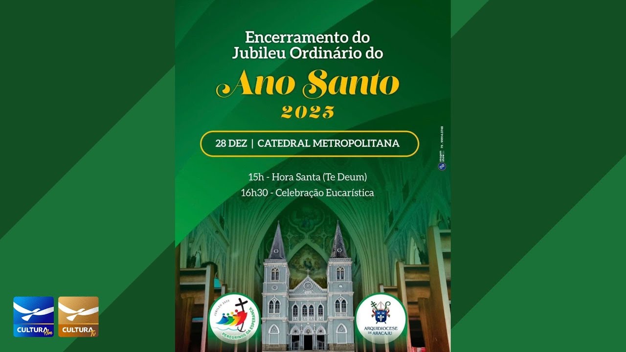 MISSA DE ENCERRAMENTO DO JUBILEU ORDINÁRIO DO ANO SANTO 2025 - CULTURA TV AO VIVO