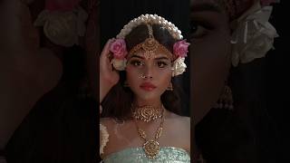 kahana 🦚#suhani_makeup_artist_ #suhani_roye_vlogger #makeup #youtubeshorts #trending #makeuplook