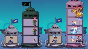 Hero Tower War - Math Puzzle - Level 751-800 Gameplay Android, iOS