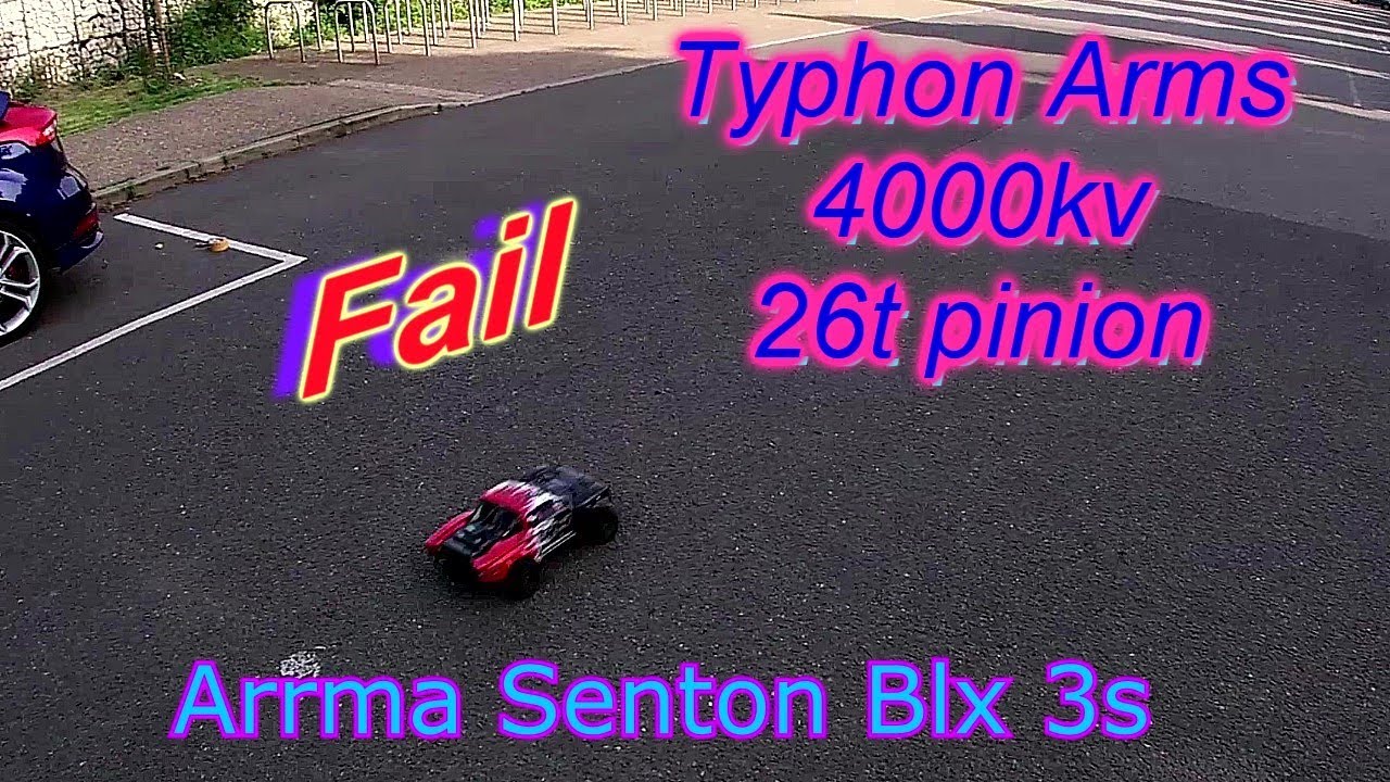 Arrma Senton V3 ( WIDENED ) Running  4000kv Motor, 26t Pinion Any good?     