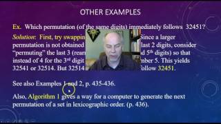 Section 6.6 Generating Permutations and Combinations Profile