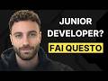 Junior Developer? FAI QUESTO per rimanere competitivo con gli AGENTI AI nel 2026