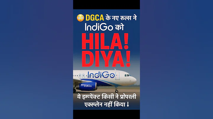 ✈️ DGCA Rules Ne IndiGo Hila Diya 😳#shorts #ytshorts #viralvideo