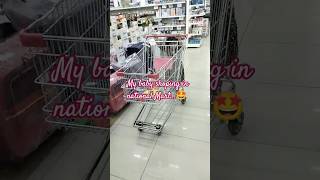 my srushti baby shopping in national Mart..#shopping #toystore #mart #enjoying #trending #ytshorts