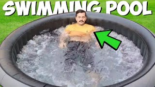 Our New Bubble Swimming Pool ?‍♂️? | Water Inflatable Swimming Pool