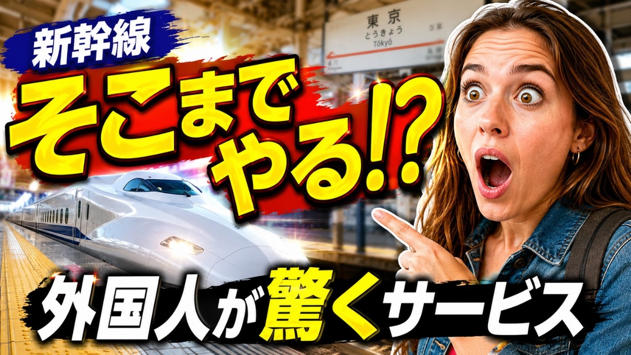 海外の人が驚く新幹線のサービス10選｜日本人の当たり前がすごすぎた
