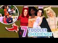 giving RAINBOW TEENS some cc || 7 Toddler Challenge in the Sims 4 - part 7
