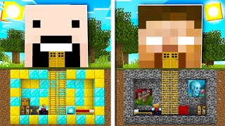 BAZA HEROBRINE vs BAZA NOTCH - Gannicus96 vs LucaLuk (Minecraft Challenge)