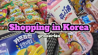 Grocery Shopping in Korea vlog🇰🇷 Supermarket Food with Prices 🛒| shopping in korea💜