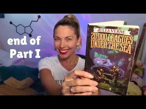 ASMR reading soft spoken Jules Verne 20,000 Leagues Under The Sea  End of Part 1 | chapter 22 & 23