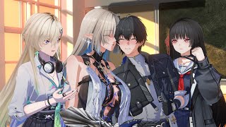 Lynae Jealous of Cartethyia Kiss Rover | Wuthering Waves Animation