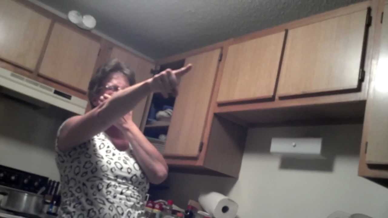 Mom laughing hysterical