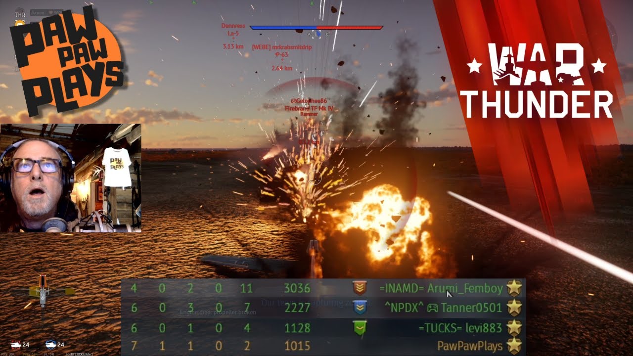 Team air battles in War Thunder!  Arcade