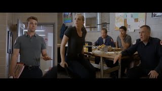 Brettsey - Chicago Fire - 4x01 Pt.1 - Firehouse checks on Casey