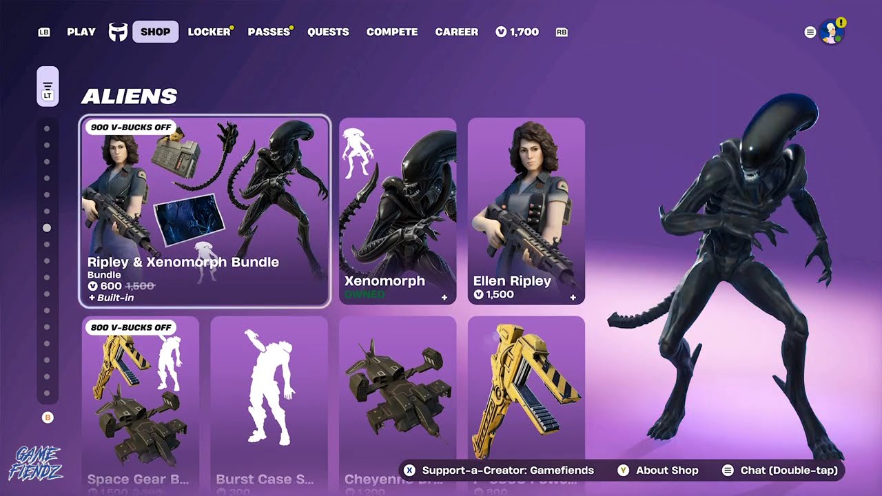 Heres Whats in the FORTNITE item shop today