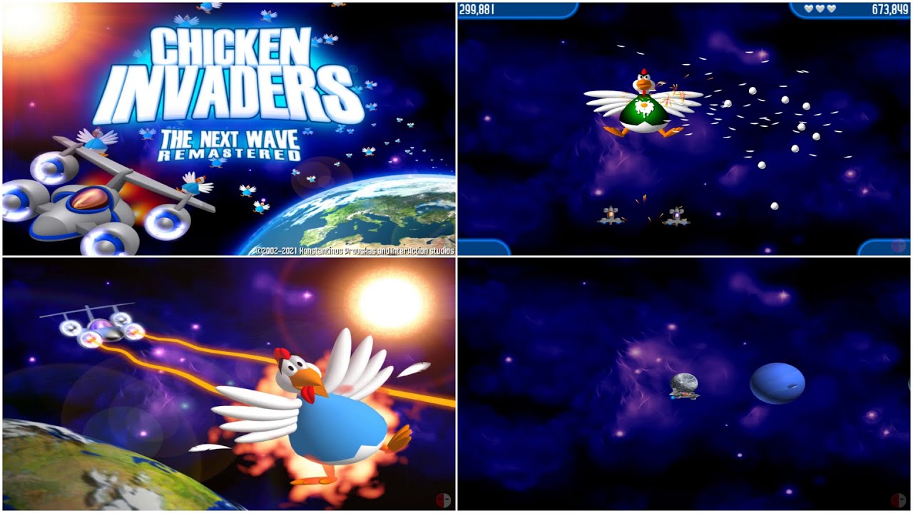 CHICKEN INVADERS - THE NEXT WAVE REMASTERED (COMPLETE ARCADE ...