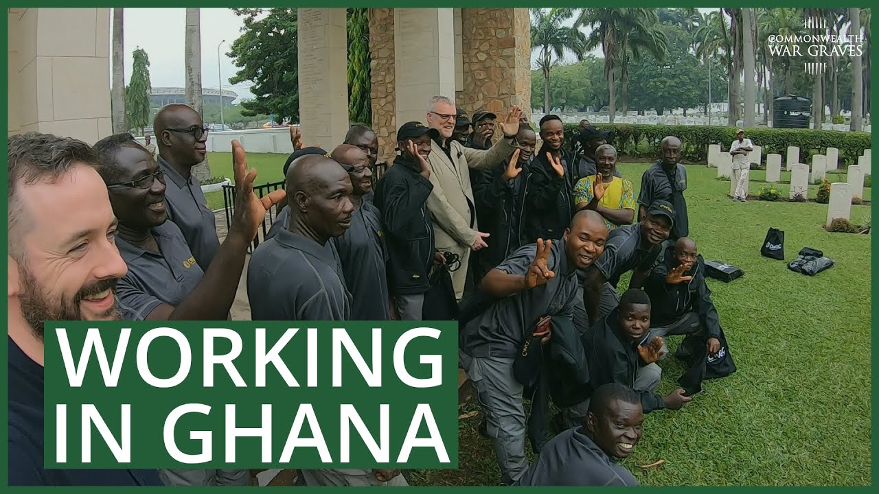 Working in Ghana Africa ToTheFourCorners Commonwealth War Graves