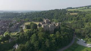 360-Degree Tour of Ludlow Castle in Shropshire Filmed by C&C Drone Services