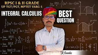 Integral Calculus concept #2ndgrade #1stgrade #dsssb #uptgt @TheSolutionSpot-r6v