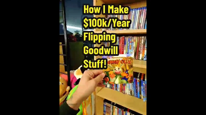How I Make $100k/Year Flipping Goodwill Clothes! #reseller #ebay #thrifting #vintage #garagesale