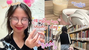 MỘT NGÀY CỦA SINH VIÊN Y DƯỢC MỸ || 18 tiếng học, mùa thi cuối kỳ, tips nhớ bài nhanh 💻🎧