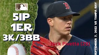 Nick Pivetta | Sep 7, 2022 | MLB highlights