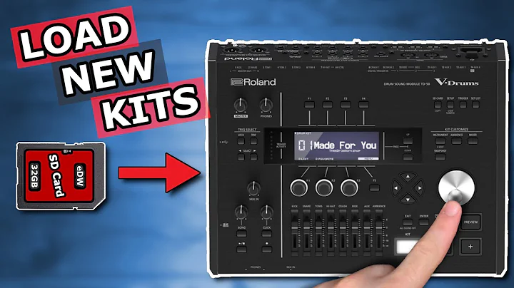 Roland TD-50 Custom Kits Loading Tutorial - The eDrum Workshop TD-50 Module Expansions