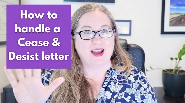 What to do if you get a Cease & Desist letter // what to do if you are accused of infringement - DayDayNews