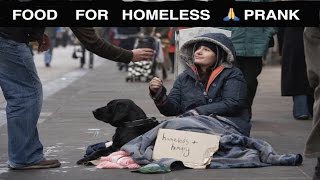 Food for Homeless Magic Prank  Julien Magic