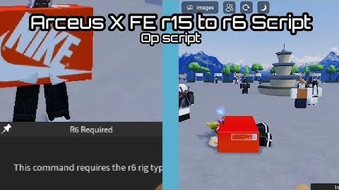 Arceus X FE r15 to r6 Script