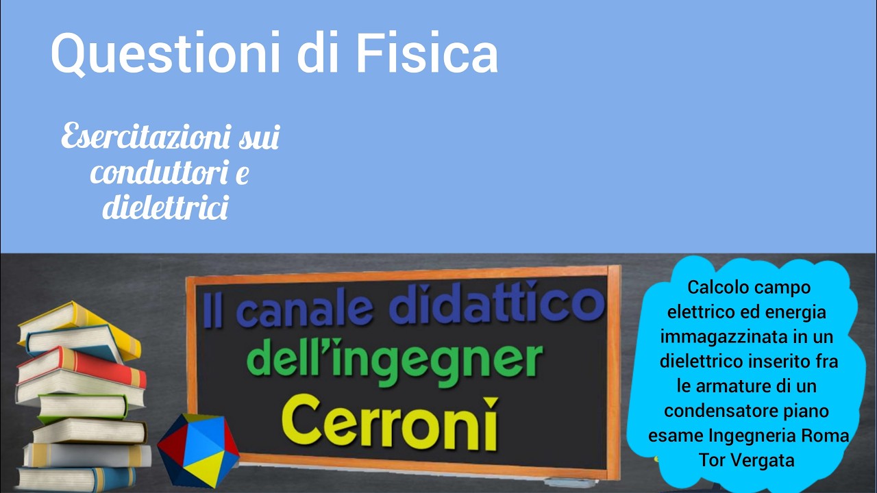 Dielettrico in un condensatore con armature quadrate problema esame Tor Vergata ( 81 )