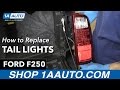 How to Replace Tail Lights 2011-16 Ford F250