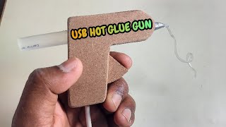 How to make a Hot Glue Gun at Home ll DIY HOT GLUE GUN ll Homemade hot glue gun