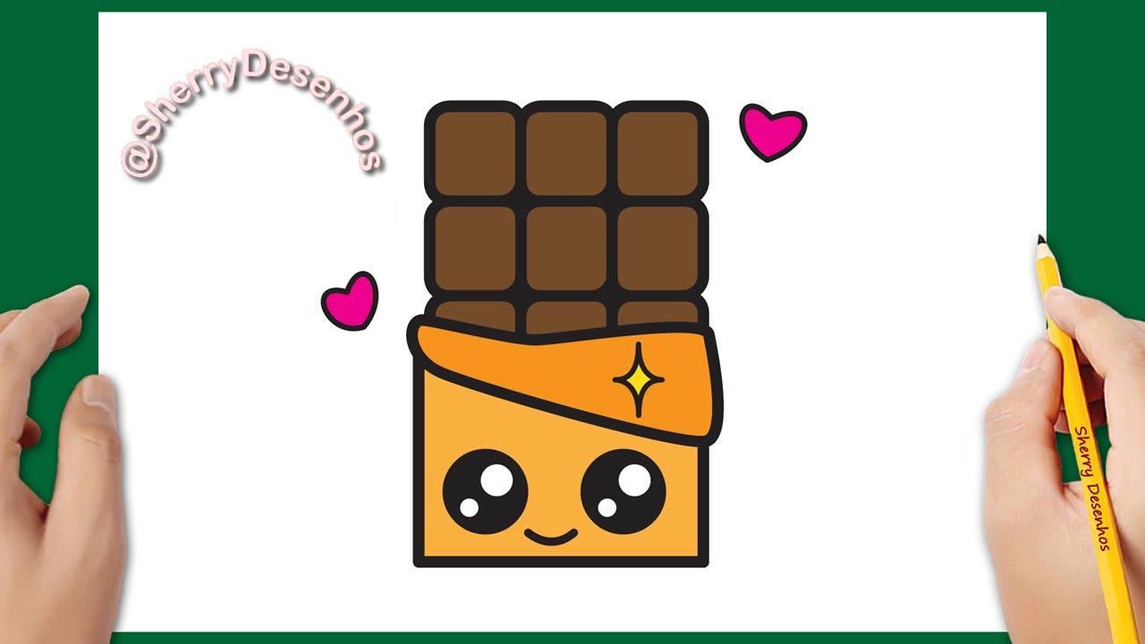 Chocolate #Kawaii #Comodesenhar  Desenho de chocolate, Melhores planos de  fundo, Desenho da monica