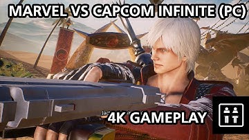 Marvel Vs Capcom Infinite PC Versus Mode Running At 4K Max Settings – Gameplay