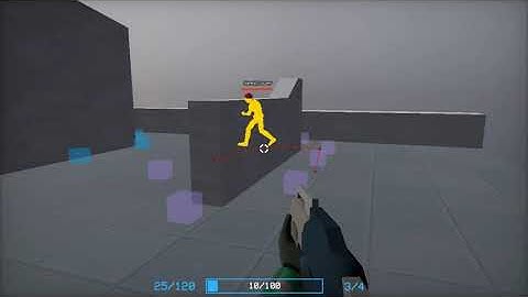 Soldier testing with debug view - FPS with Godot 4