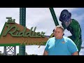Fat Testing Riddler's Revenge Pendulum Swing at Six Flags Over Texas for Plus Size Riders