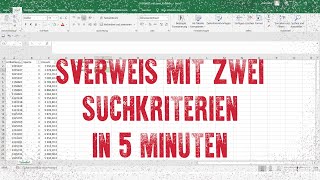 SVerweis mit zwei Kritierien mit INDEX und VERGLEICH