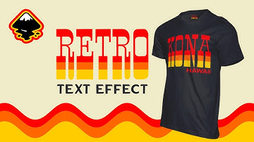 Inkscape tutorial Retro text effect tshirt design