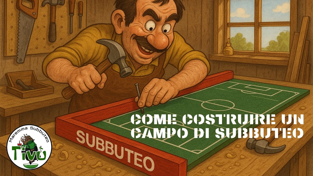 Come costruire un campo di Subbuteo