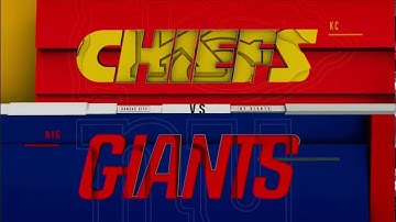 NFL on CBS intro 2017 KC@NYG